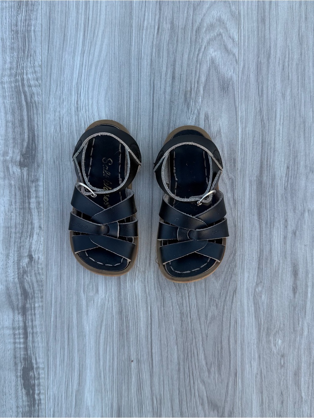 Salt Water Original  Sandals in Black - Little Kid